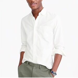 J Crew Vintage Oxford White Button Down Long Sleeve Shirt Medium